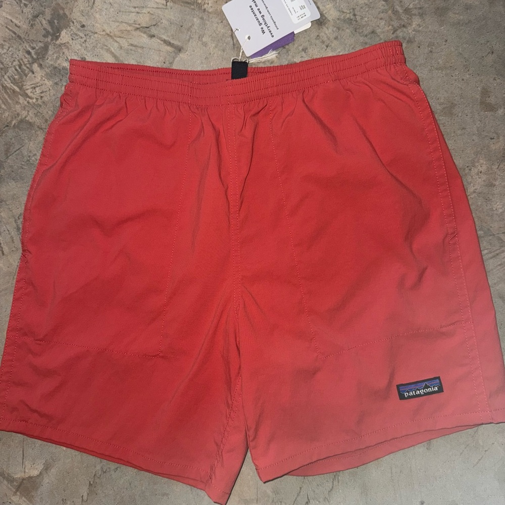 Patagonia Vibrant Sumac Red Men's Baggies Lights